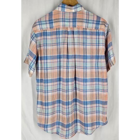 BROOKS BROTHERS MEN'S MADISON THE ORIGINAL POLO SHIRT 100% IRISH LINEN SIZE M - Picture 2 of 13